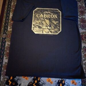 Streetwise 100% CABRON T-Shirt Mens Size 3XL Black Crew Neck Short Sleeve LA